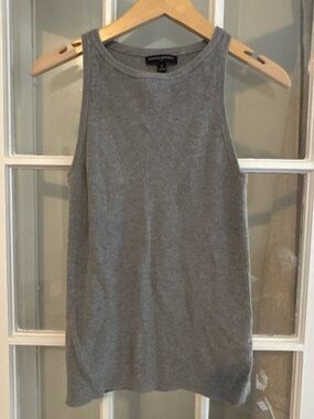 Banana Republic Heather Gray Ribbed Tank